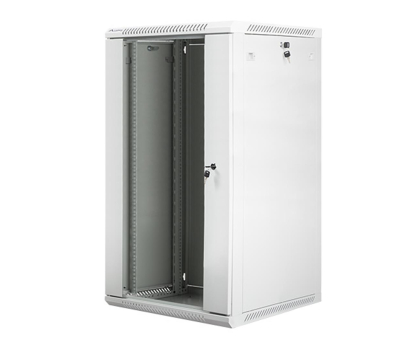 Szafa RACK LANBERG Szafa instalacyjna wisząca 19 22U 600X600mm szara (drzwi szklane) WF01-6622-10S